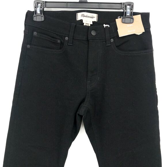 MADEWELL Men's Slim Jeans 33x30 Black Bainhart ND479 COOLMAX Denim NWT - Picture 6 of 10